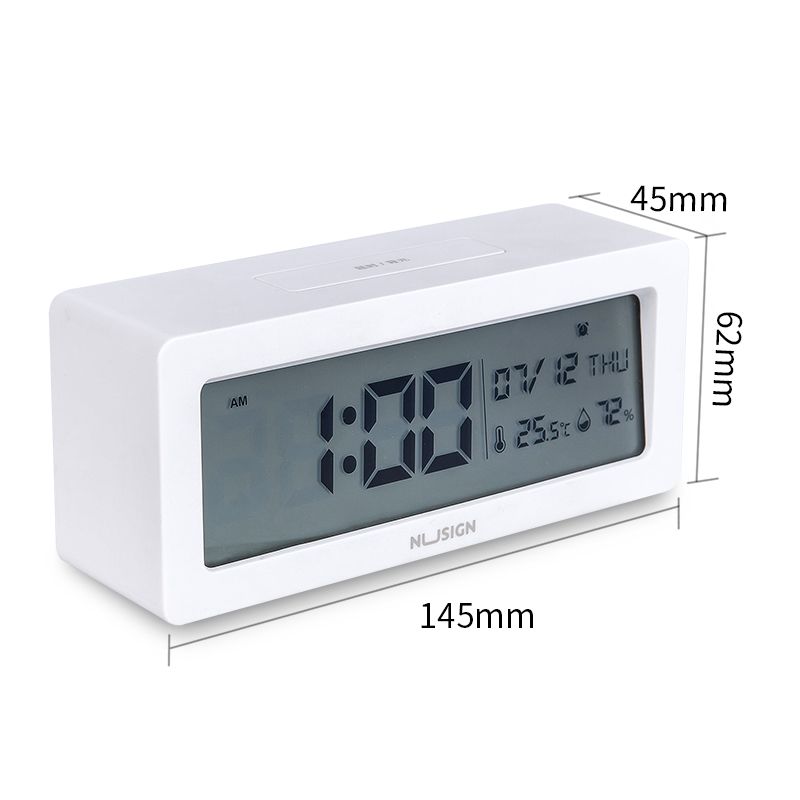 Deli Digital Clock Light Blue