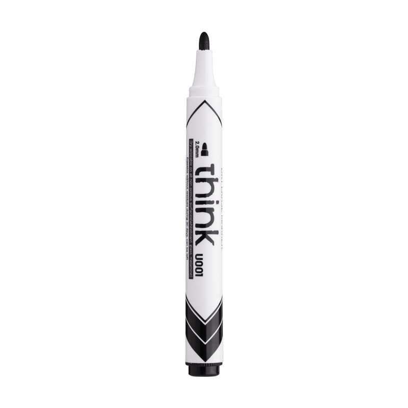 Dry Erase Marker Chisel Tip 2.5mm Black