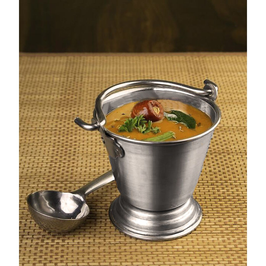 French Fry Chip Serving Bucket Double Wall 11.3x13cm Plain Base SGN2116