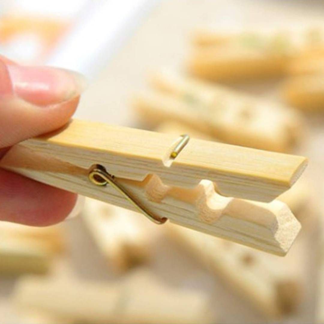 Clothing Pegs Bamboo 20pack