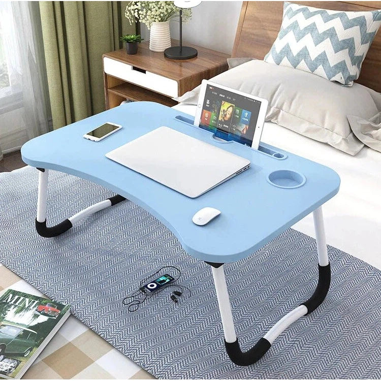 Foldable Laptop Table 60x40x26cm Portable Bed-Sofa Desk Large