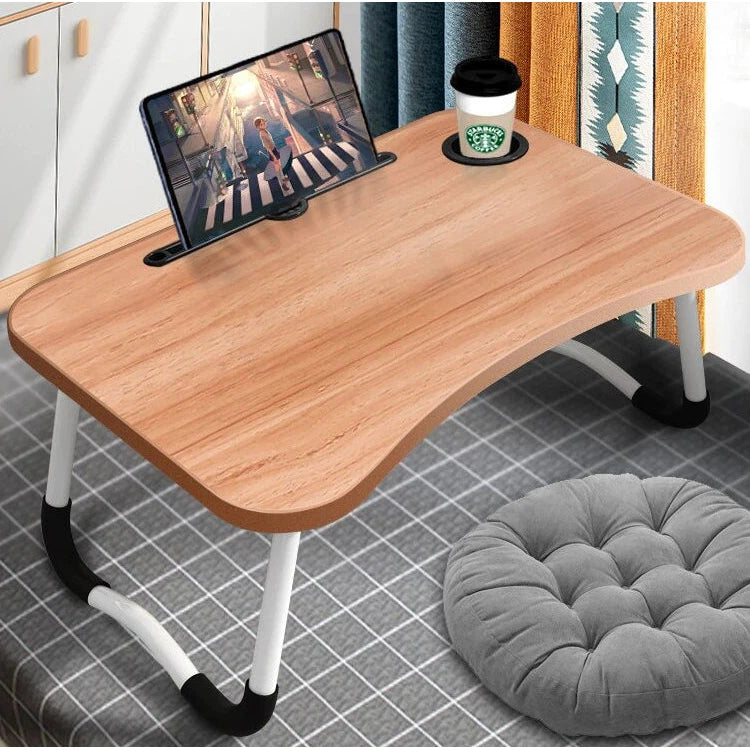 Foldable Laptop Table 60x40x26cm Portable Bed-Sofa Desk Large