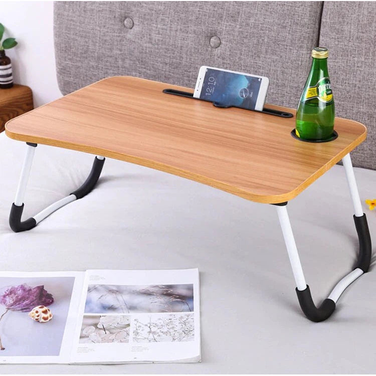 Foldable Laptop Table 60x40x26cm Portable Bed-Sofa Desk Large