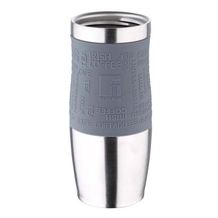 Bergner Vacuum Travel Flask 400ml Grey Stainless Steel SGN2217