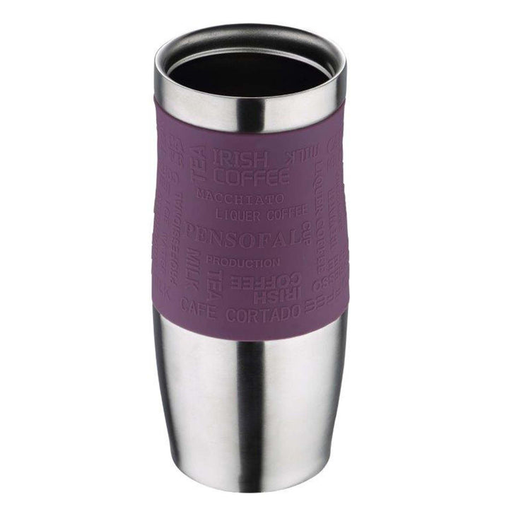 Bergner Vacuum Travel Flask 400ml Purple Stainless Steel Purple SGN2219