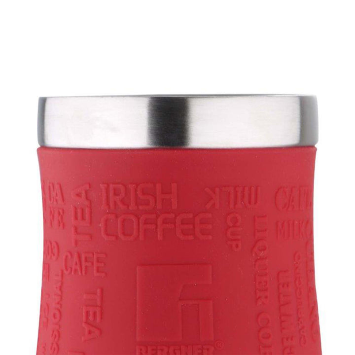 Bergner Vacuum Travel Flask 400ml Red Stainless Steel SGN2220