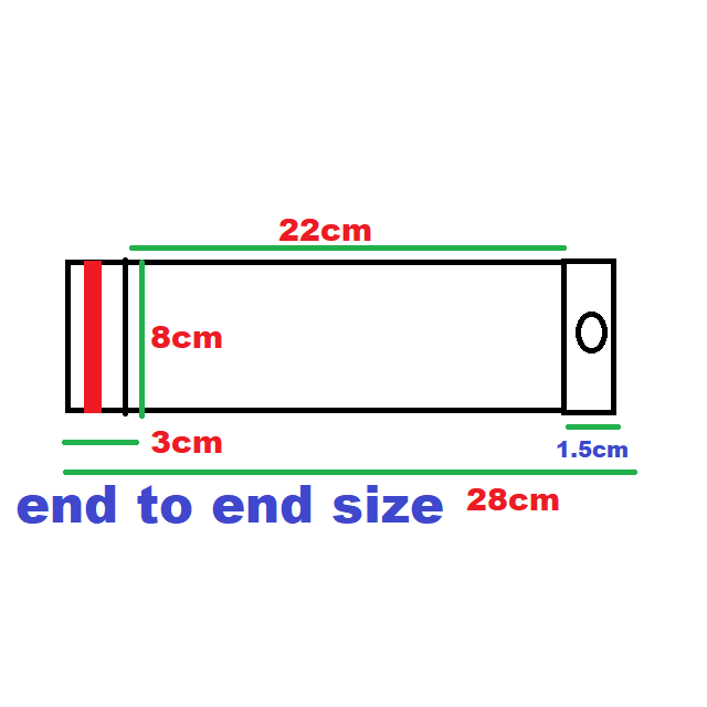 Polyprop Cellophane Selfseal Bags 8x28cm Punch Hanging Hole 100pack