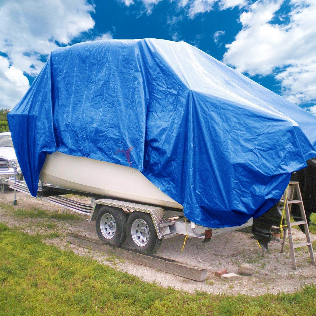 Tarpaulin 8x9m 700gsm PVC Extra Heavy Duty All Purpose Waterproof Cover
