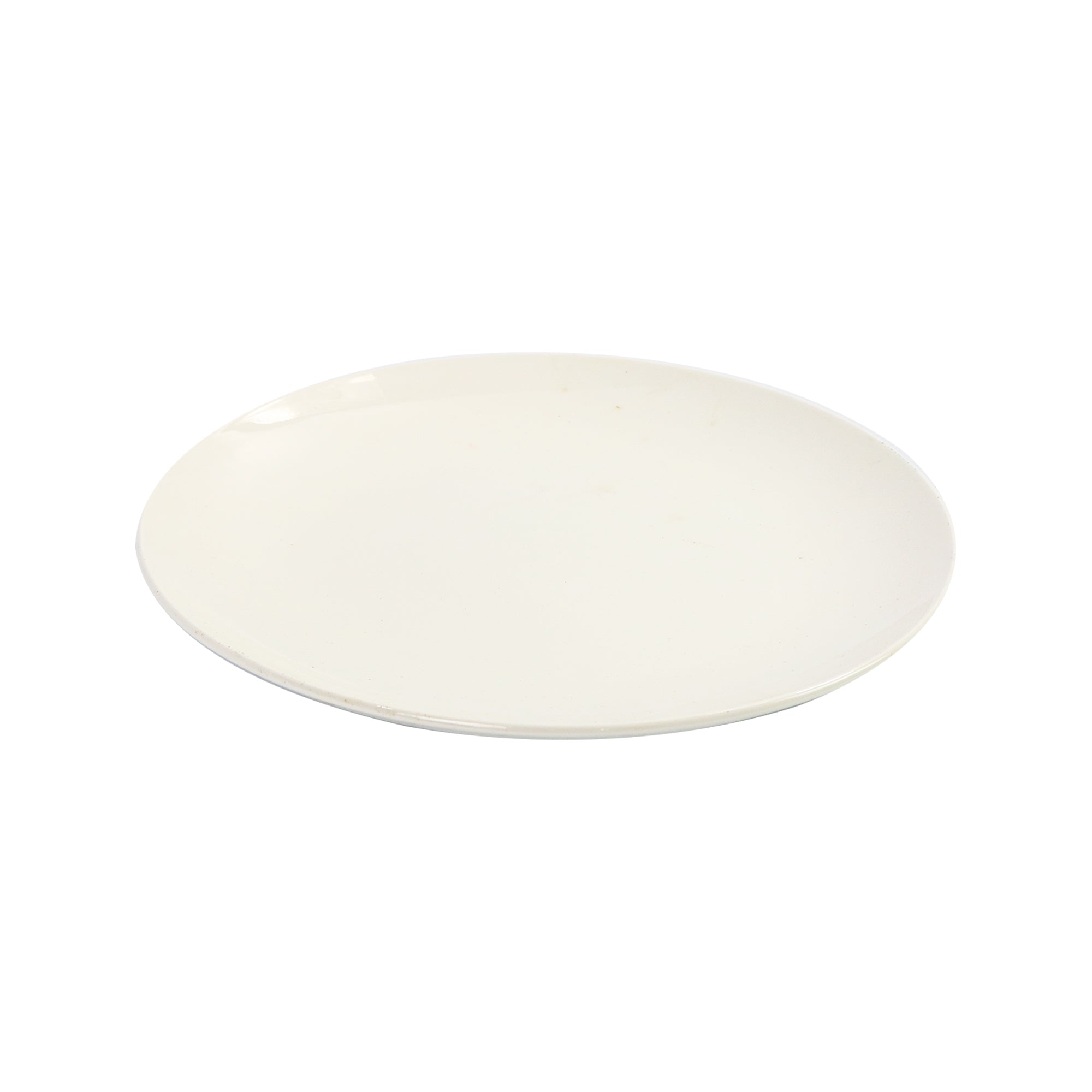 Ceramic Dinner Plate 10.5inch Round White