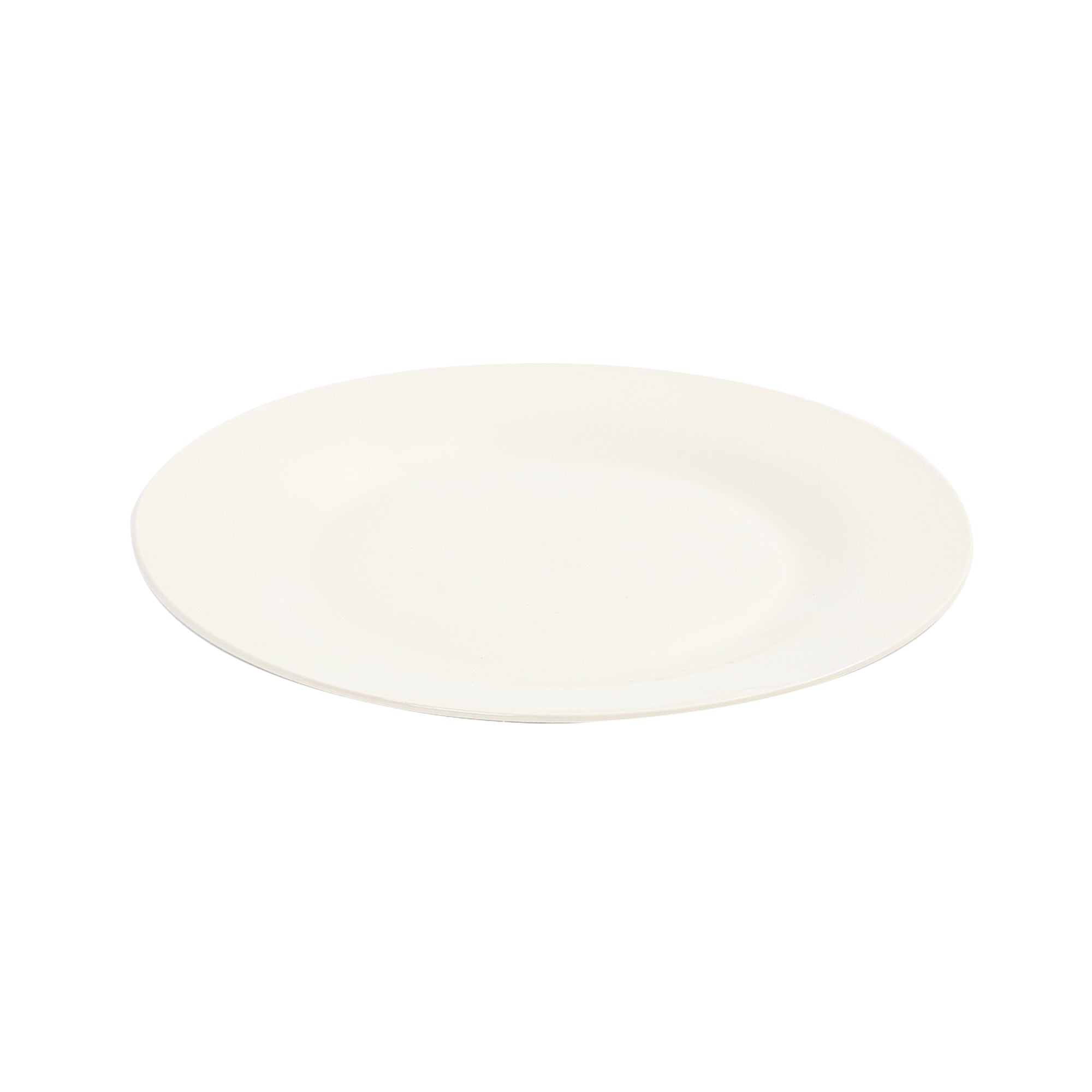 Ceramic Dinner Plate 10.5inch Round White