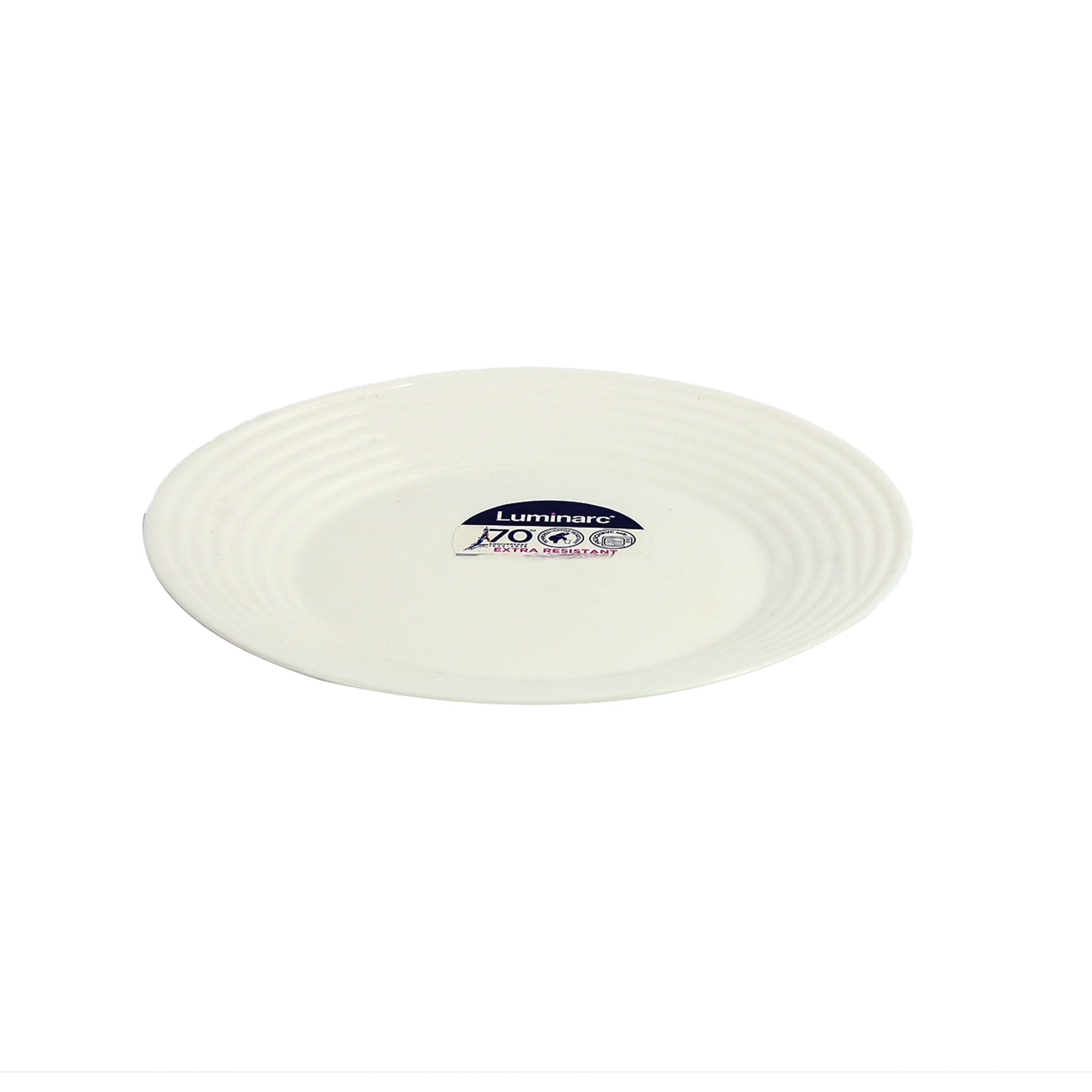 Luminarc Stairo Dinner Plate 25cm White Tempered Glass 37133