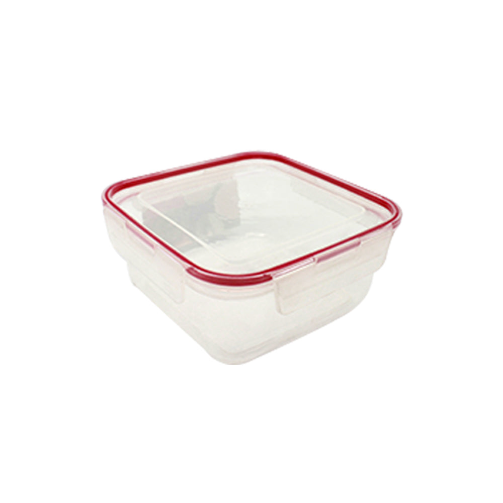 Plastic Container Square Click and Seal 700ml Formosa