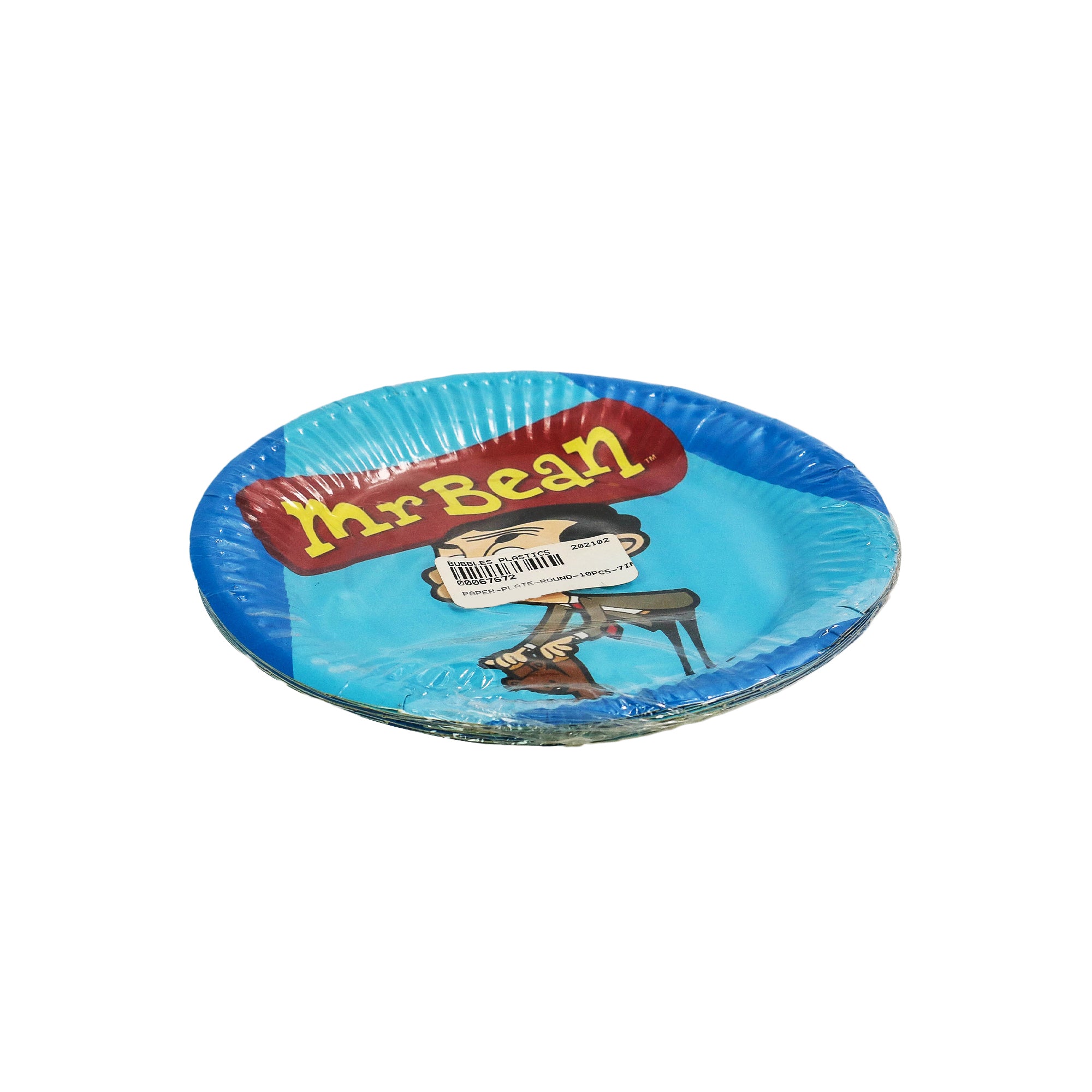 Party Paper Plate Mr.Bean 7inch 10pack