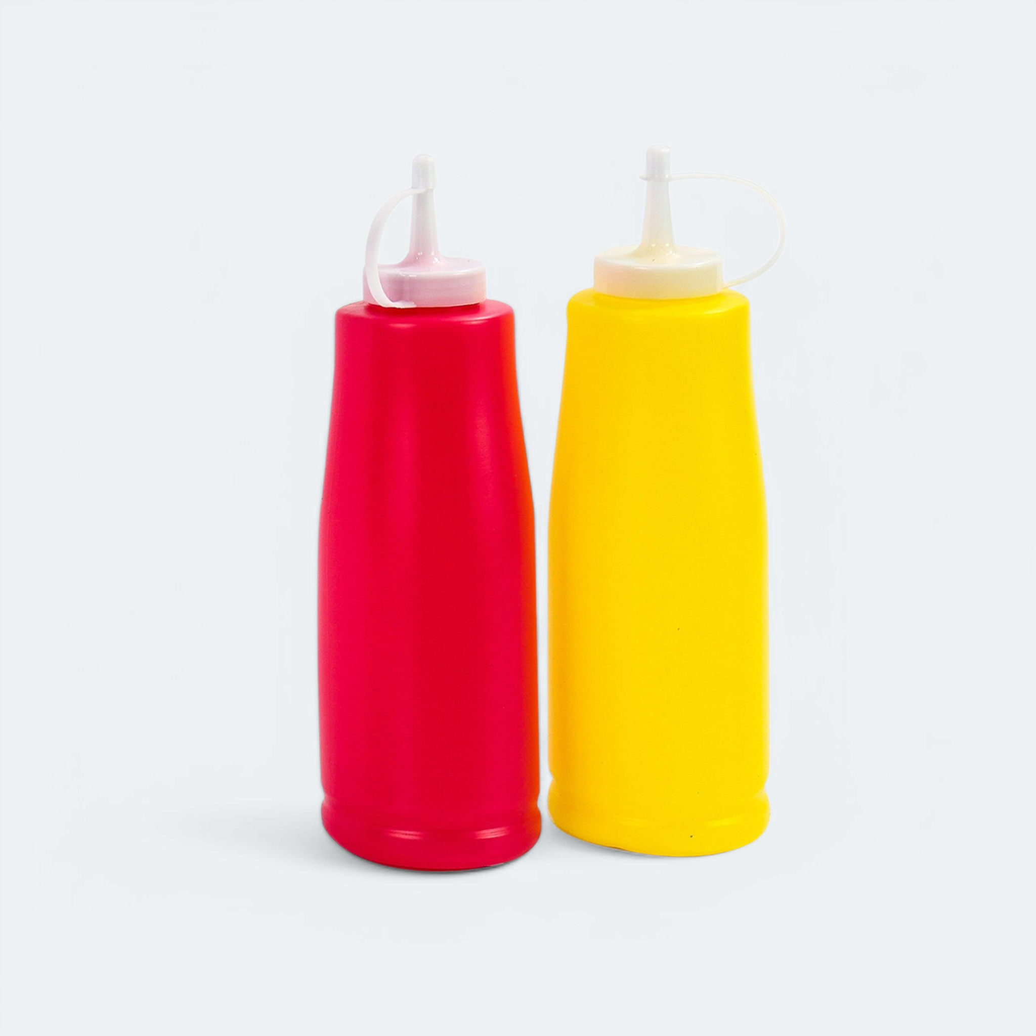 Squeeze Sauce Bottle Plastic 2pack