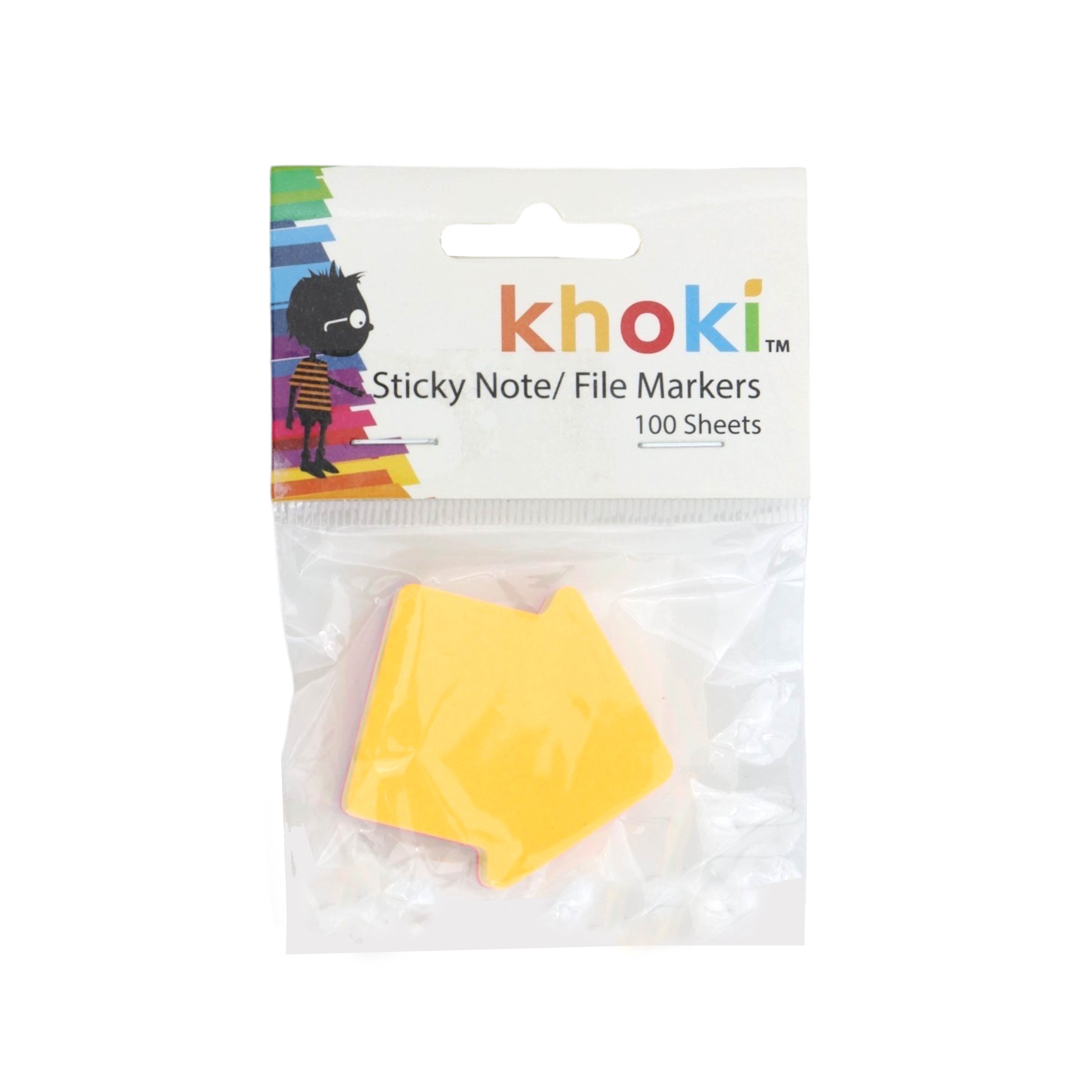 Khoki Note Pad Self Stick File Marker 100sheets