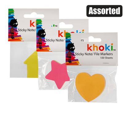 Khoki Note Pad Self Stick File Marker 100sheets