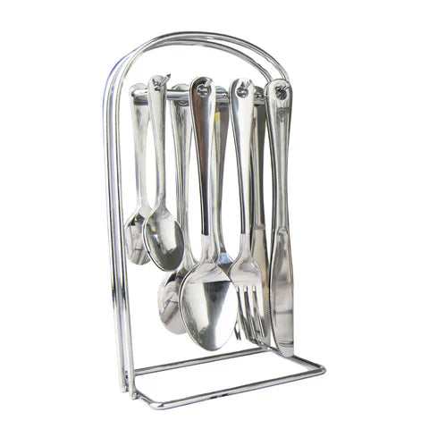 24pc Cutlery Set Hanging Stainless Steel SGN012-3