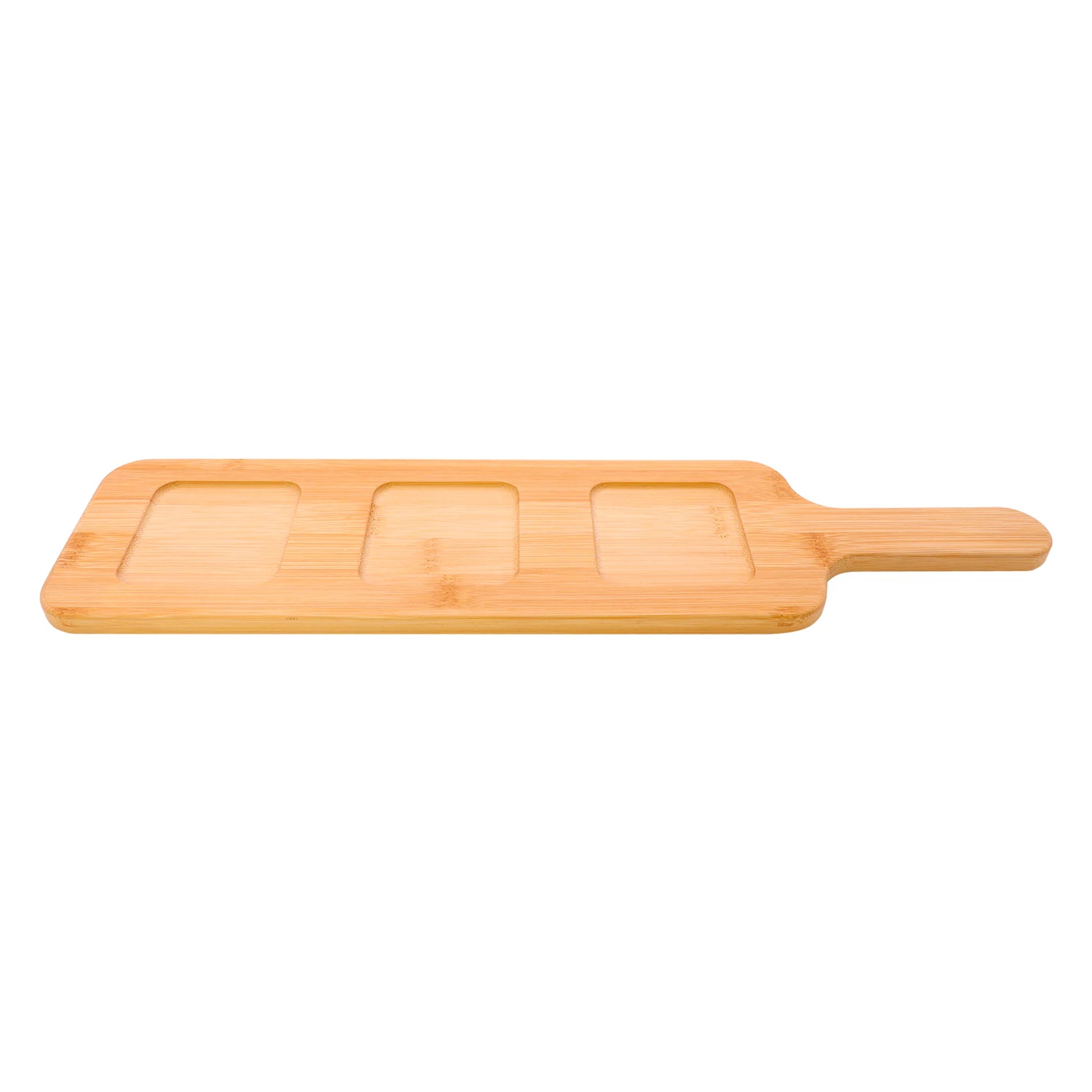 Consol Santorini Square Glass Bowl 140ml with Bamboo Serving Board