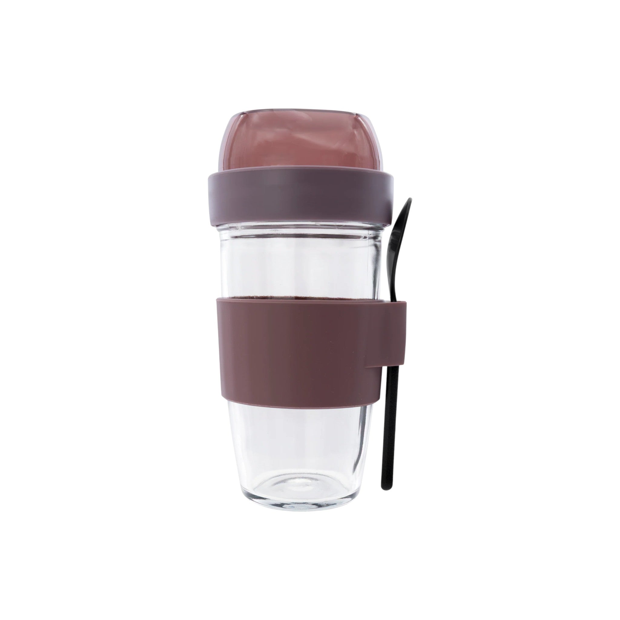 480ml Consol Lugo Layer Lux Cup with Lid & Grey Spoon