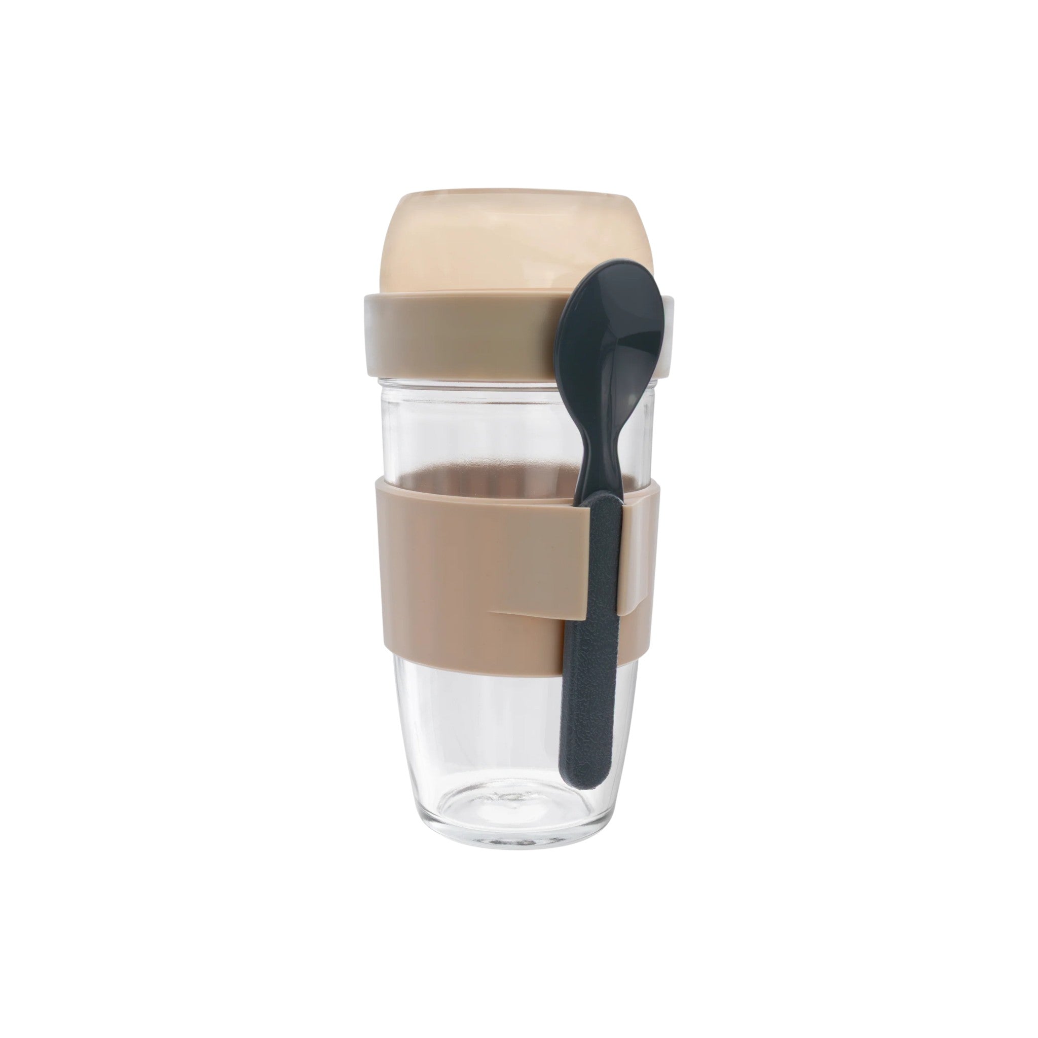 480ml Consol Lugo Layer Lux Cup with Lid & Grey Spoon
