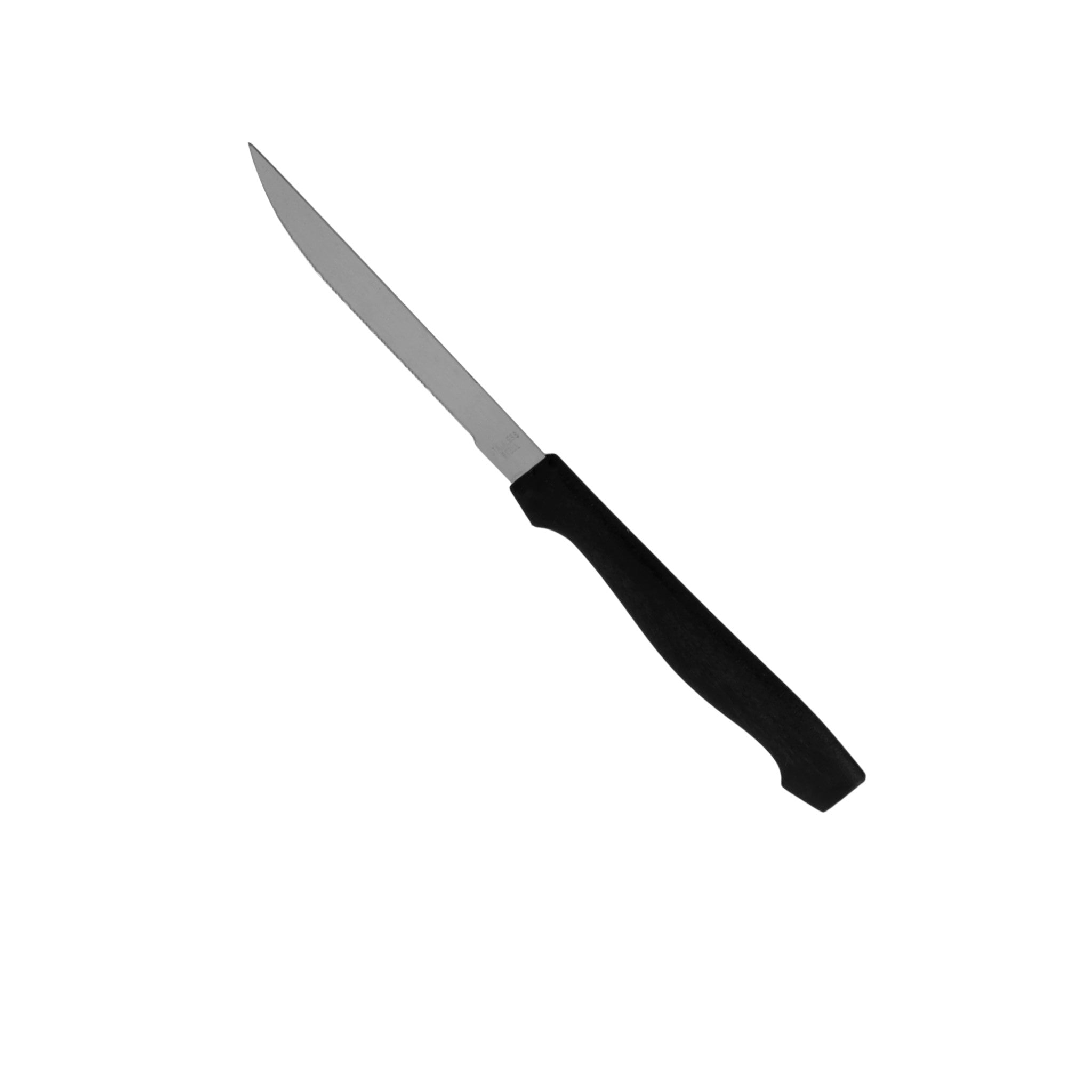 Regent Kitchen Steak Knife Tip And Black Handle 6Pack 21108