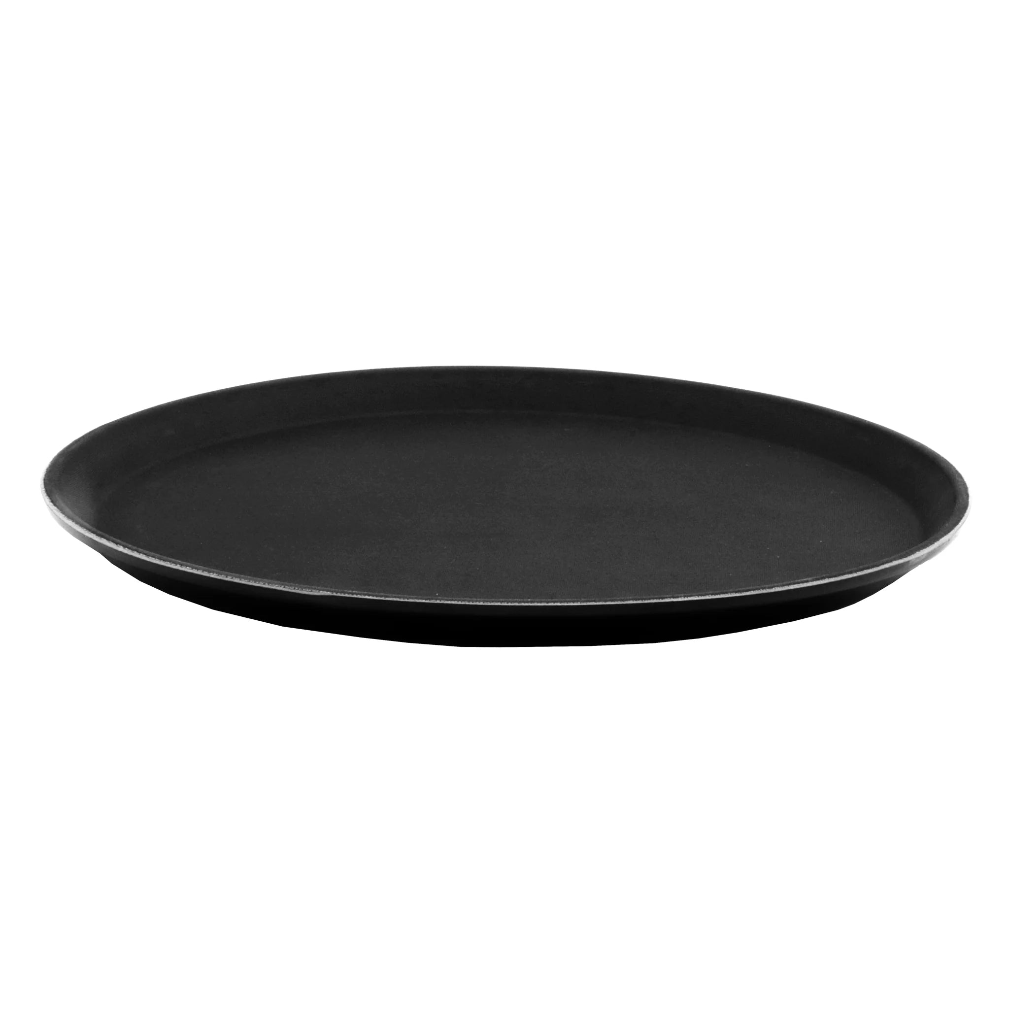 Bar Butler Serving Tray Black Non-Slip Round 355mm 21528