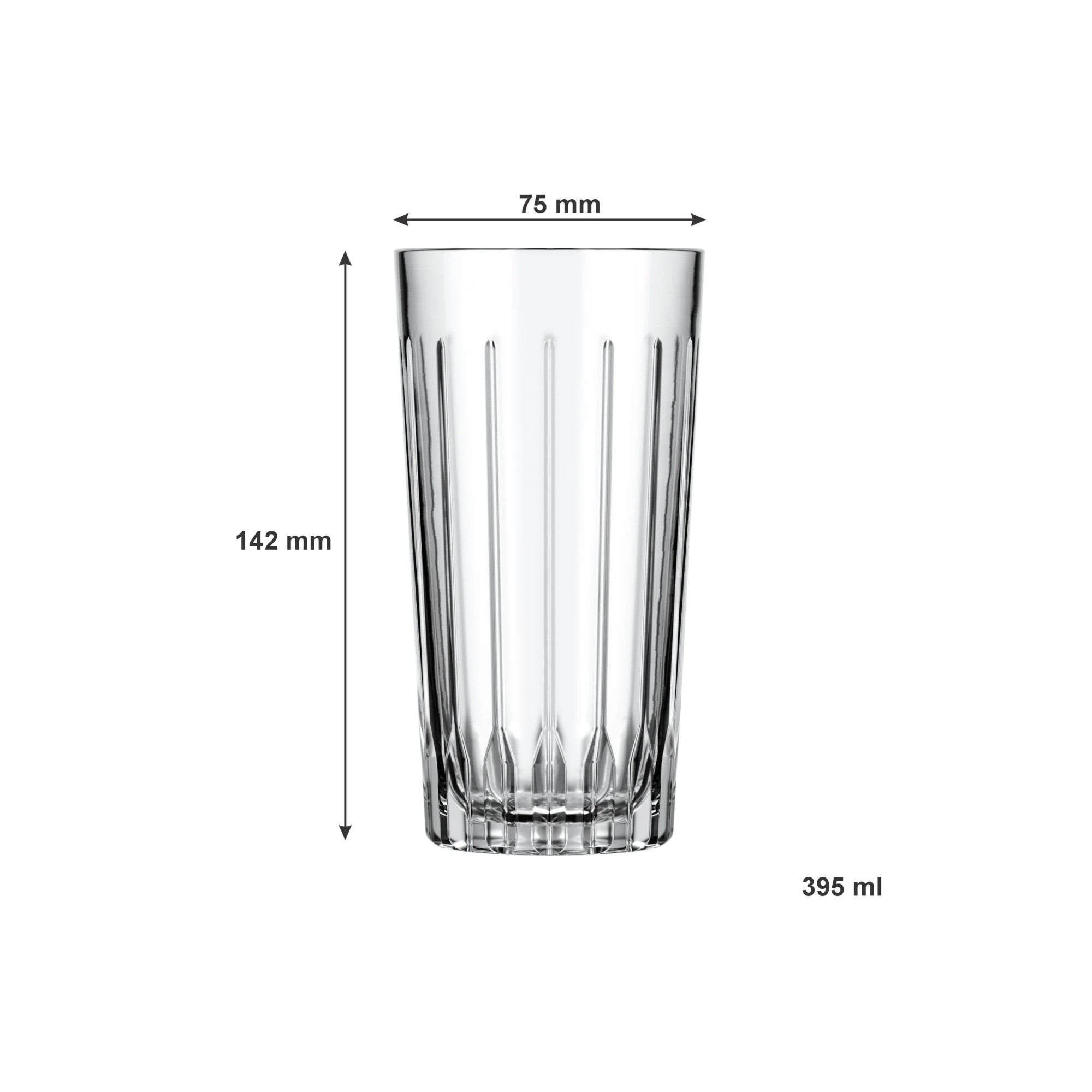 Nadir Madrid Long Drinking Tumbler 395ml 27873