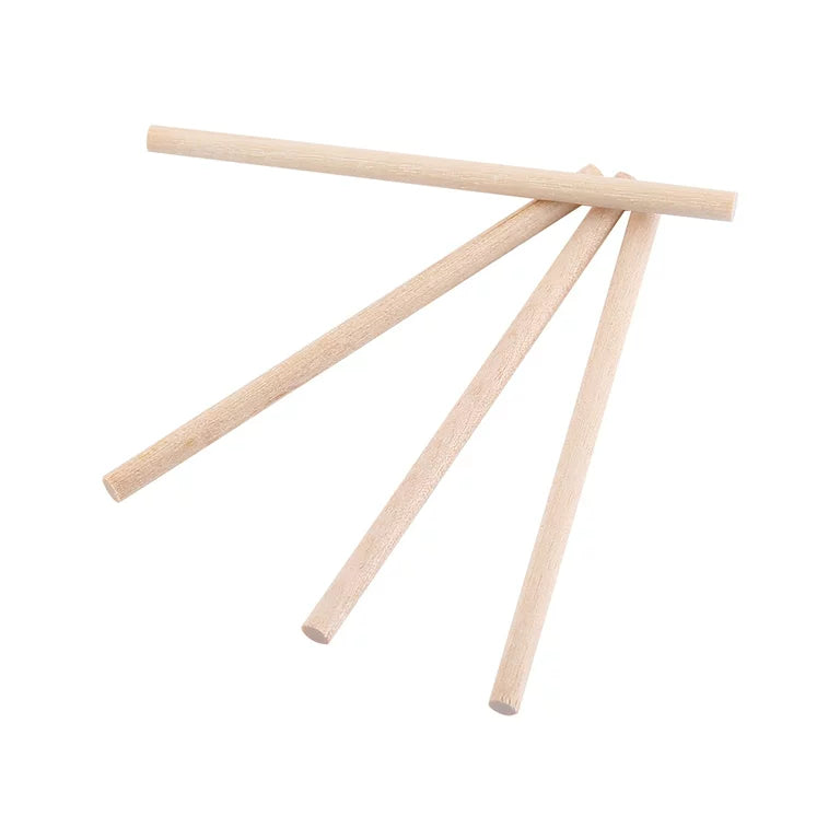 DIY Craft Dowel Stick 0.32x7cm 50pcs