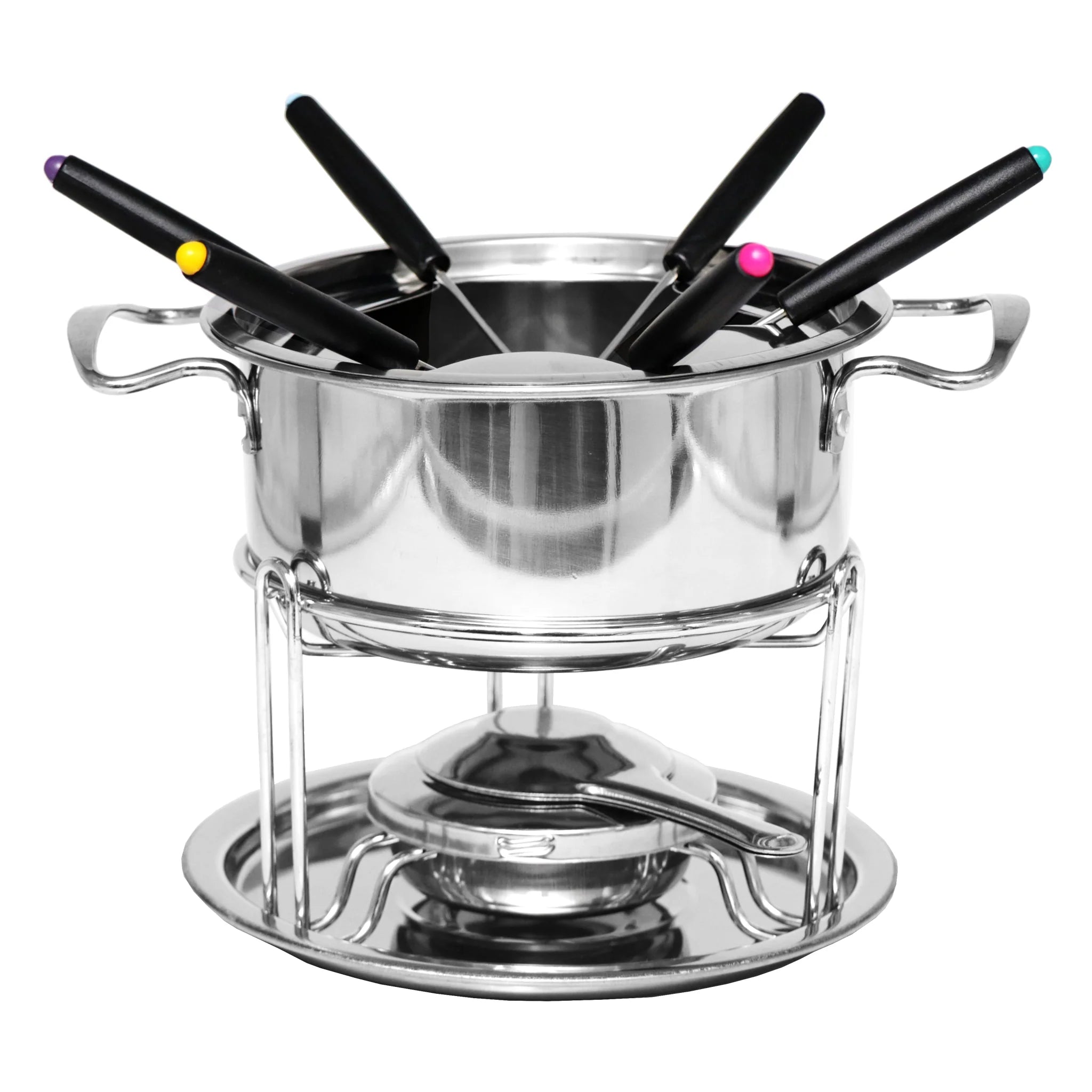 Regent Cookware Fondue Set with Burner and 6 fork 31530