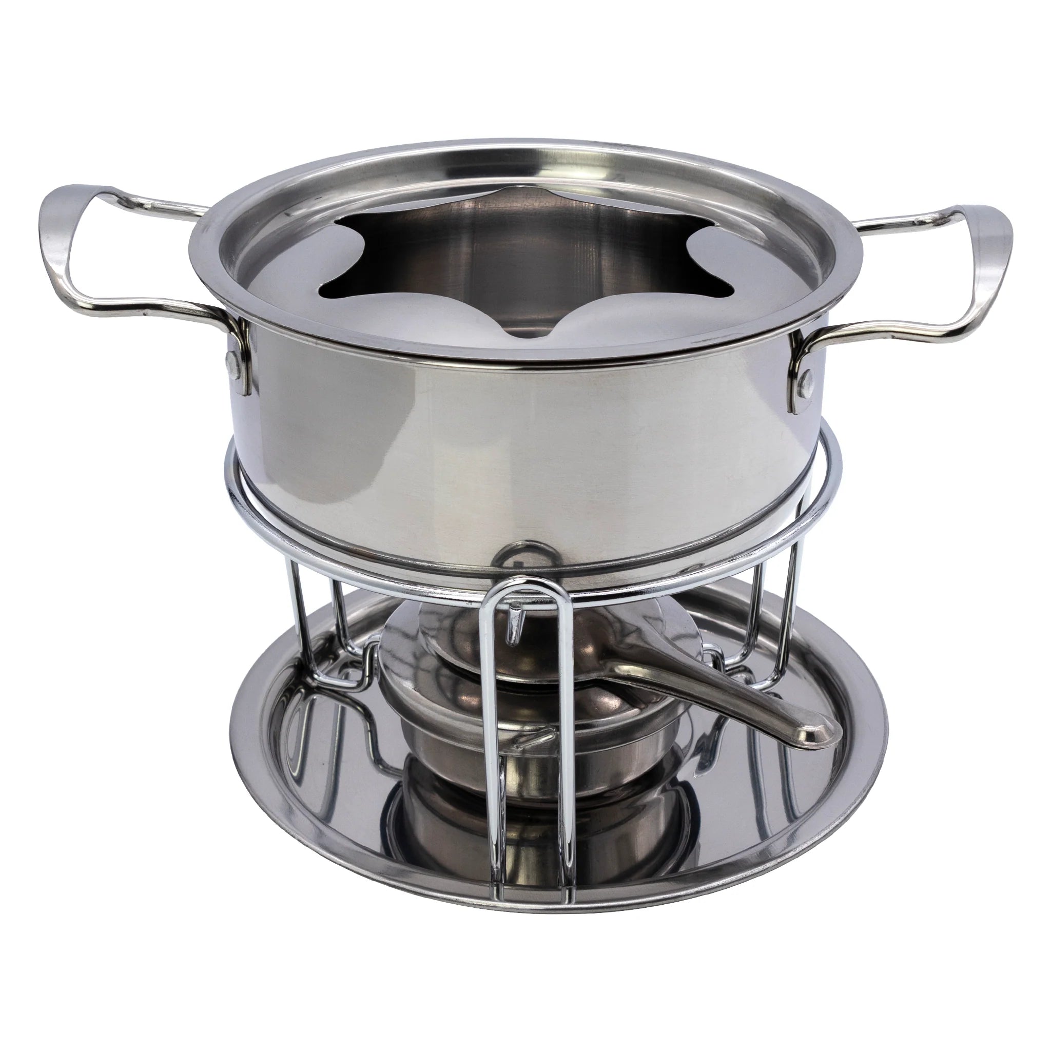 Regent Cookware Fondue Set with Burner and 6 fork 31530