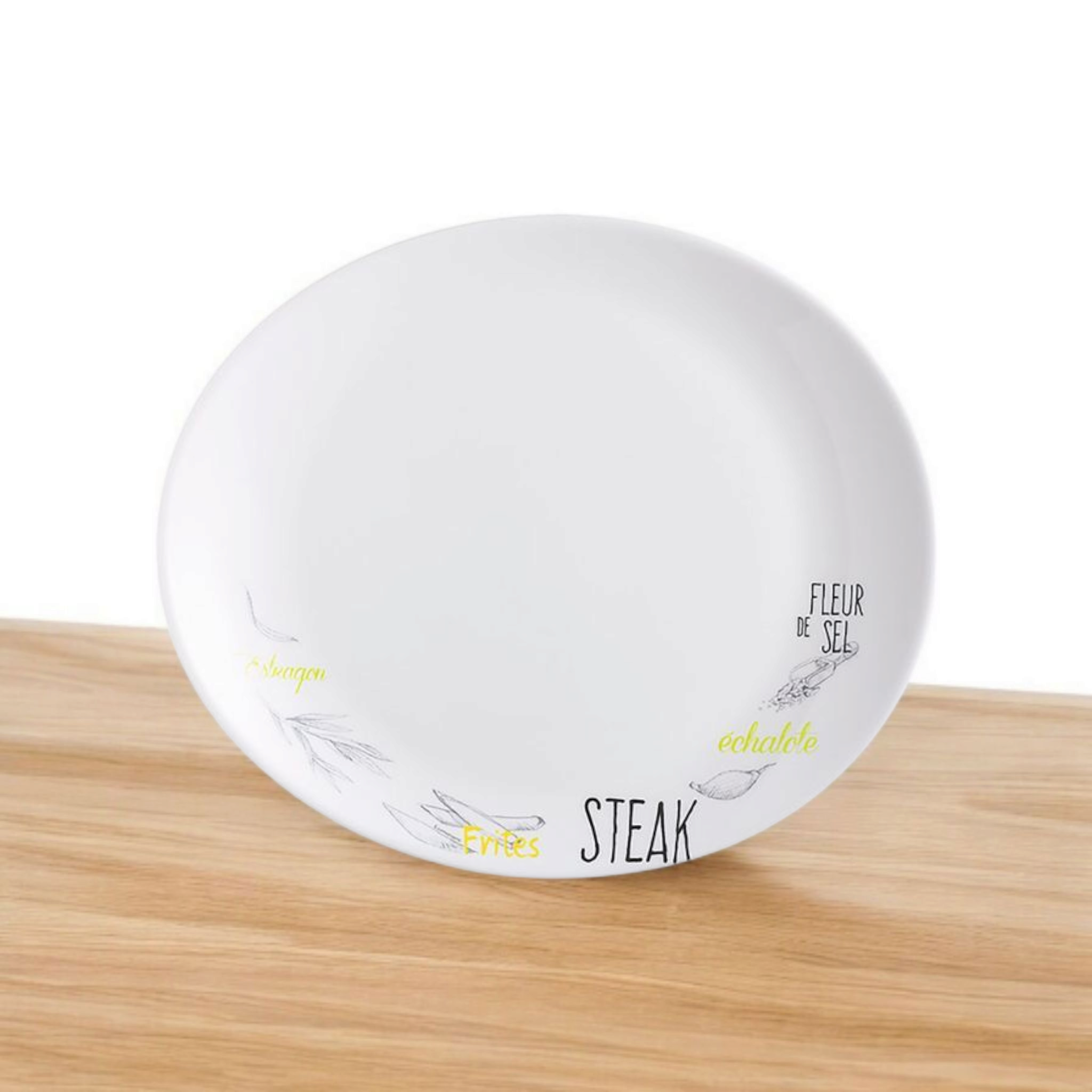 Luminarc Oval Ceramic Steak Plate 300x260mm Freinds Time Bistro 39999