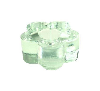 Glass Candle Holder Daisy 5.5x3cm