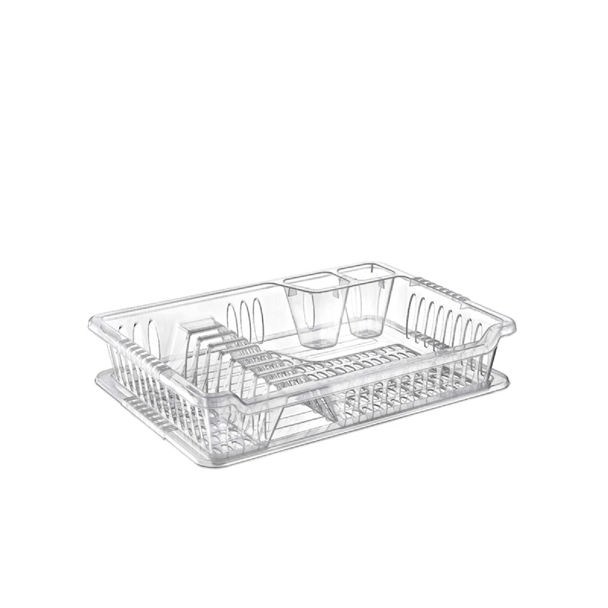 Hobby Life Plastic Dish Rack Drainer Clear Small Violet 041097