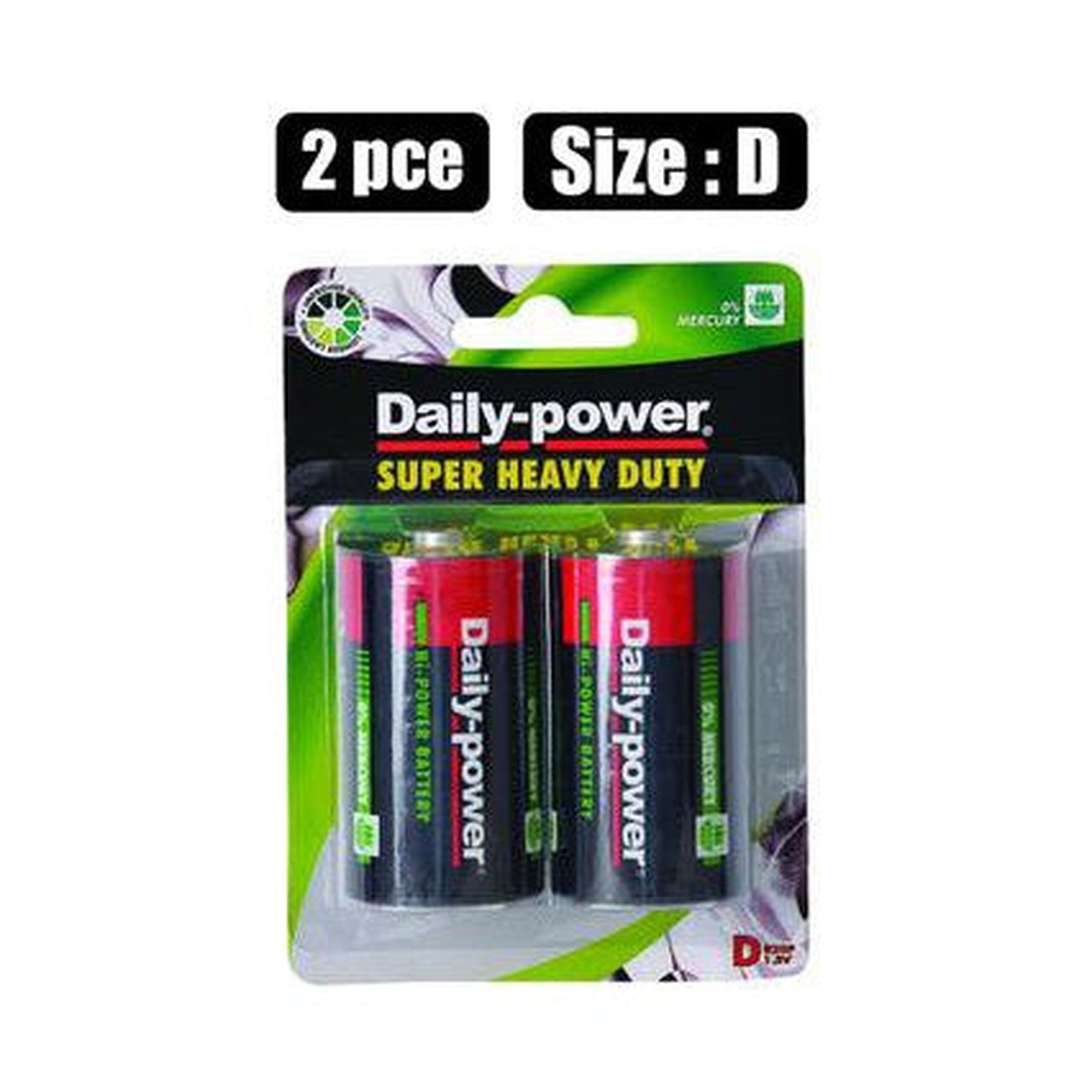 Batteries High Power Size.D 2pack