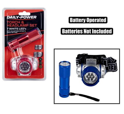 Daily Power Torch And Headlamp Value Pack AAA Battery