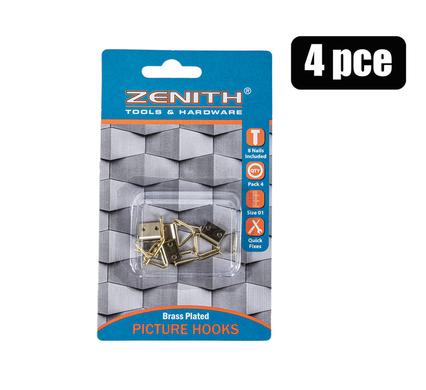 Zenith Picture Hook Triangular 4pcs