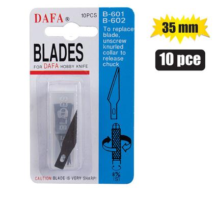 Dafa Blister Knife Blades 35mm 10pc