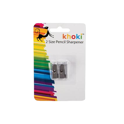 Khoki Double Hole Pencil Sharpener