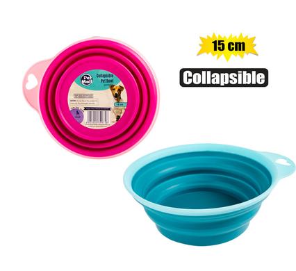 Pet Mall Dog/Cat Bowl Collapsible Small 1pc