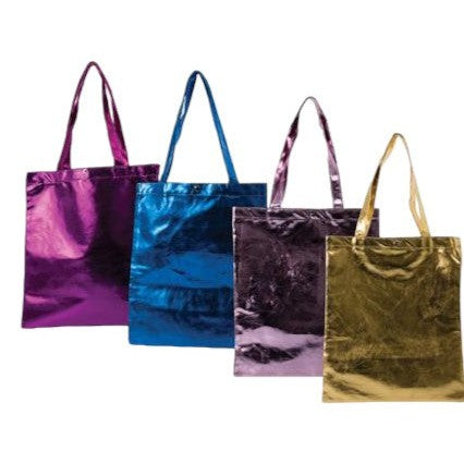 Metallic Shopper Bag 34x39cm