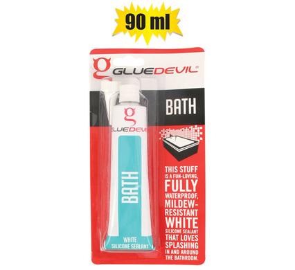 Glue Devil Silicone 90ml Bath White