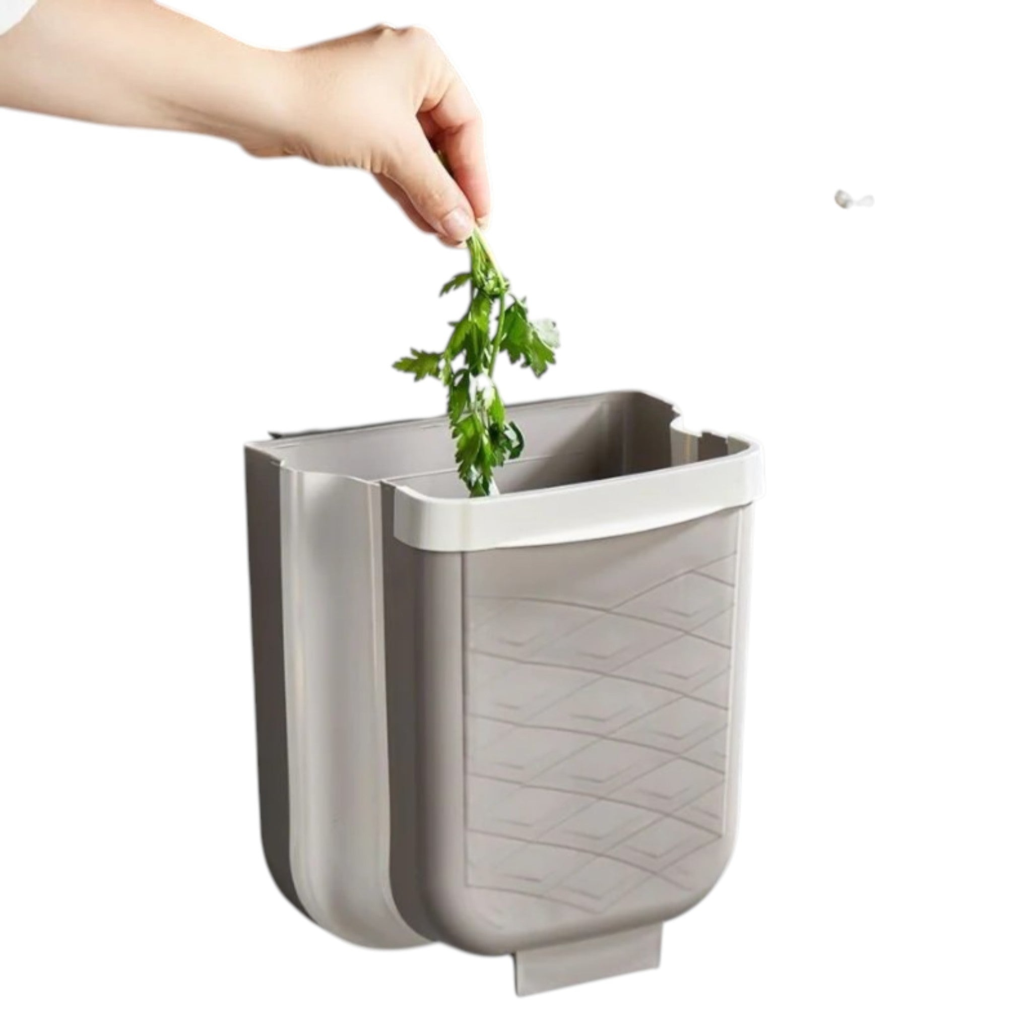 Collapsible Hanging Kitchen Waste Dustbin 6L