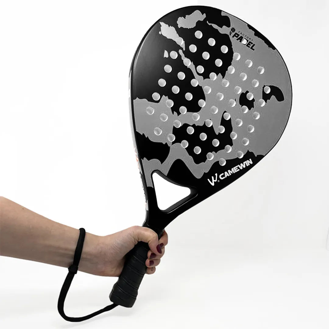 Camewin Padel Racket 100% Carbon Fiber with Bag