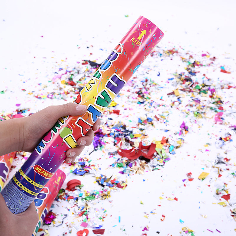 Party Popper Multicoloured Confetti Spray Canon