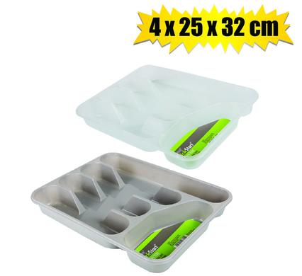 Cutlery Tray Plastic 5-Division 32x25x4cm