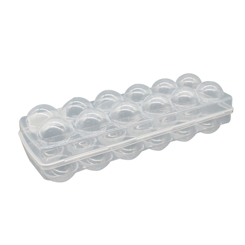 Titiz Plastic Eggo 12-Grid Egg Storage Tray Holder Clamshell Box AP-91