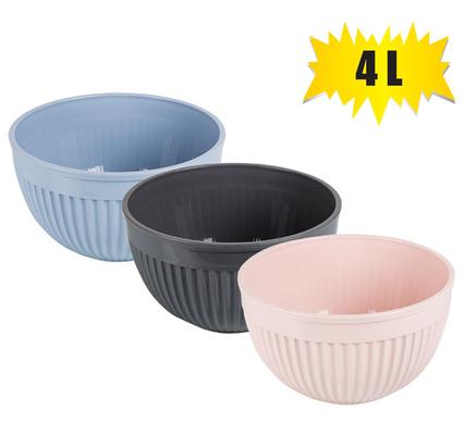 Plastic Salad Bowl 4L Sapphire