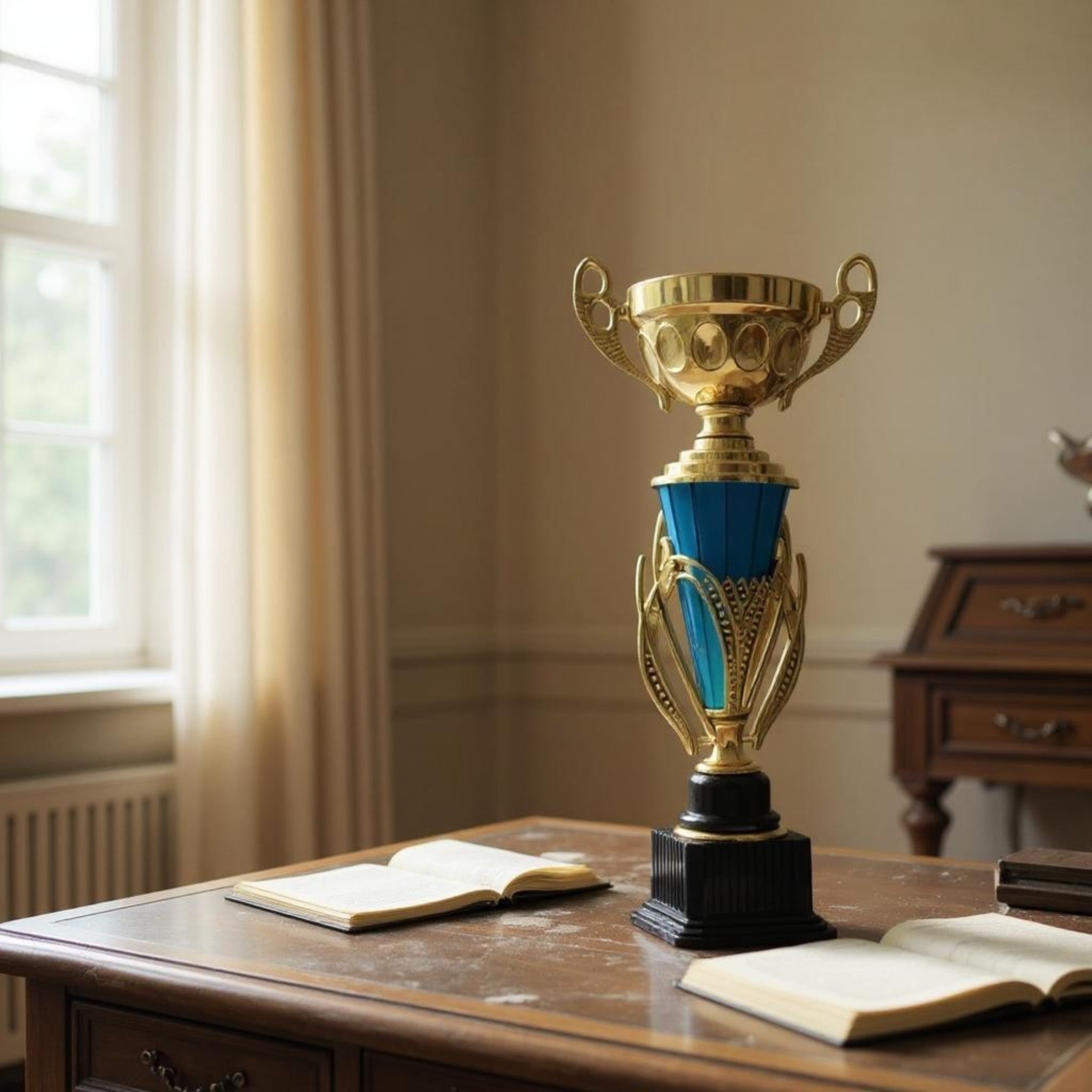 Plastic Trophy Cup with Black Base 39cm