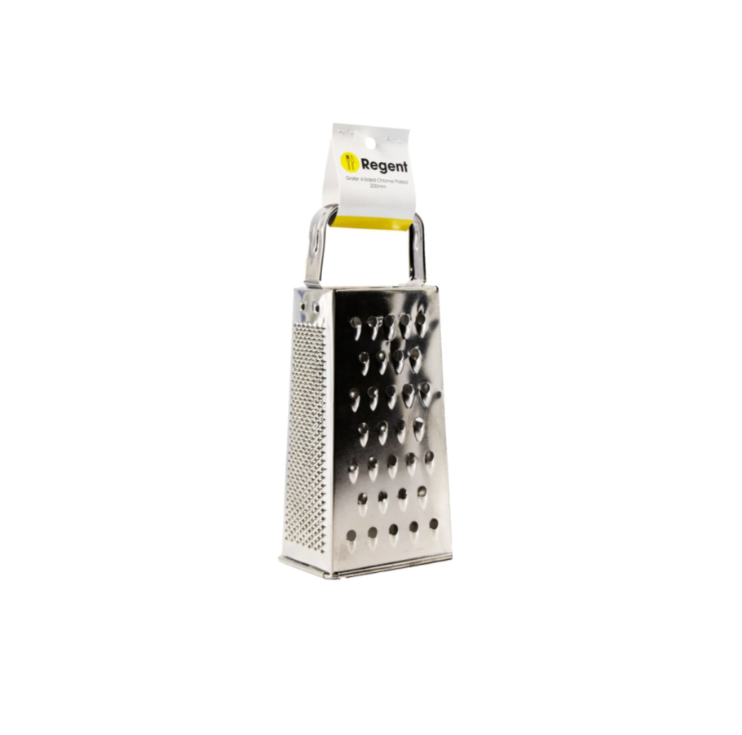 Regent Kitchen Grater 4 Side Chrome Plated 12401