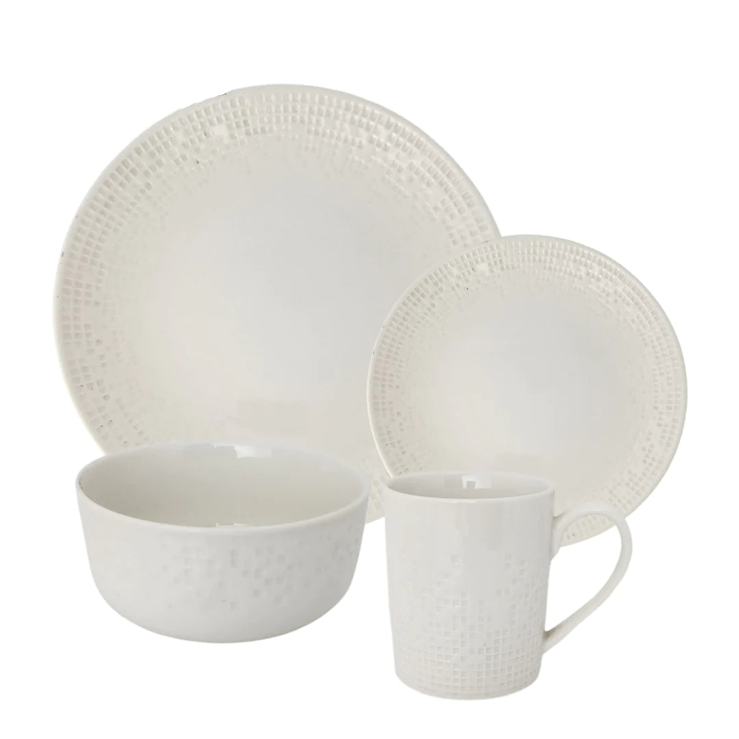 Ceramic Dinner Set 16pc Mosiac Collection SGN1242